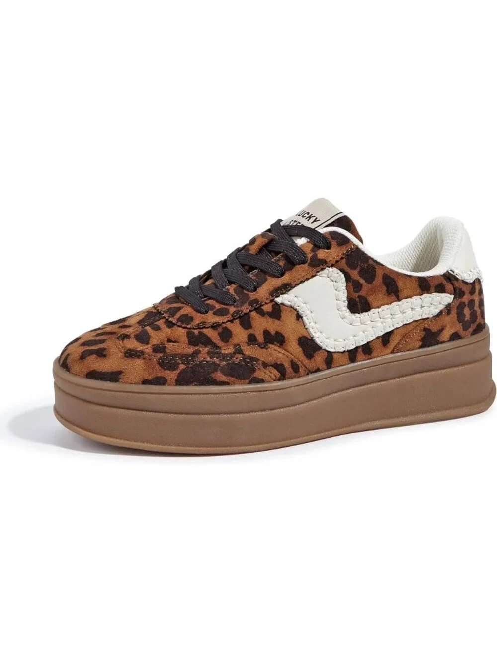 🆕Women's Leopard Platform Fashion Sneakers Thick Sole Casual Walking Shoes